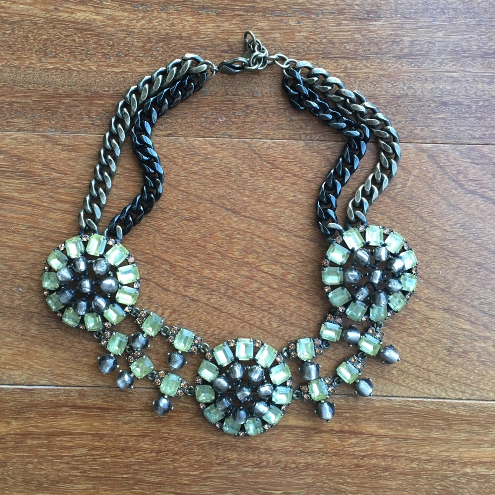 Stella and Dot Estate Bib Statement Necklace